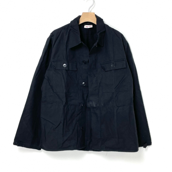 旧東ドイツ軍 NVA ブラック ビンテージ ワークジャケット 新品 G4N=