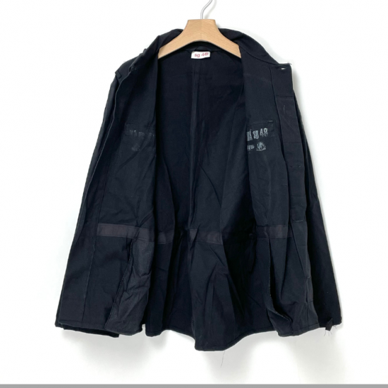 旧東ドイツ軍 NVA ブラック ビンテージ ワークジャケット 新品 G4N=