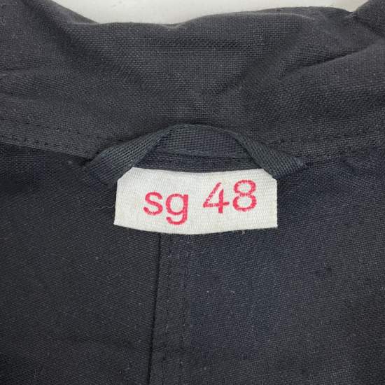 旧東ドイツ軍 NVA ブラック ビンテージ ワークジャケット 新品 G4N=