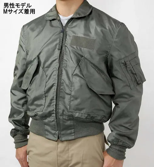 アメリカ軍 CWU-36/P フライトジャケット 上質USED A21N3