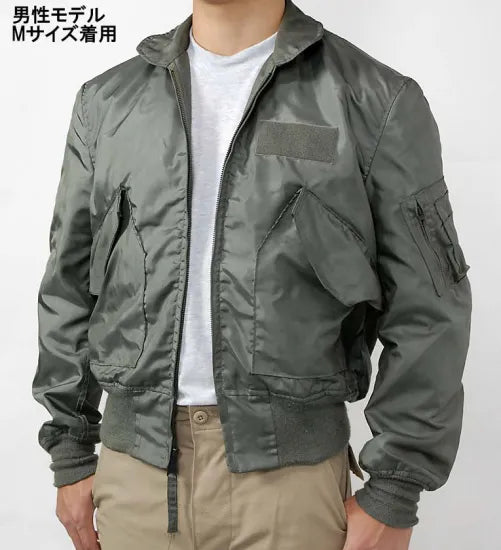 アメリカ軍 CWU-36/P フライトジャケット 上質USED A21N3