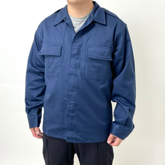 【ビッグ特価】ギリシャ軍 ネイビー 2ポケット ワークジャケット 新品 E68NN-SB=