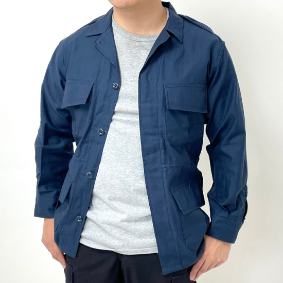 【ビッグ特価】ギリシャ軍 ロイヤルネイビー 4ポケット ワークジャケット 新品 E68RN-SB=