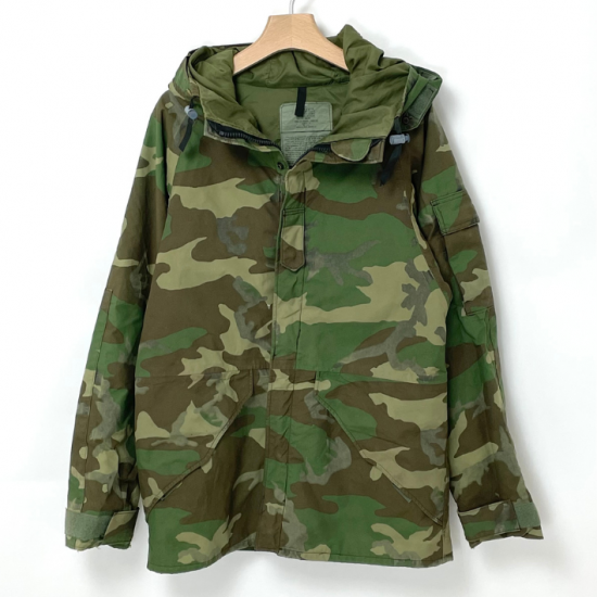 アメリカ軍 U.S.ARMY ウッドランドカモ GORE-TEX/ゴアテックス ECWCS Gen1 パーカー BランクUSED 404U2