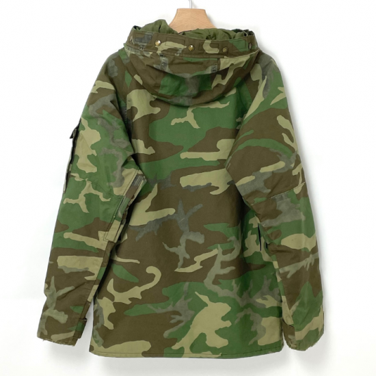 アメリカ軍 U.S.ARMY ウッドランドカモ GORE-TEX/ゴアテックス ECWCS Gen1 パーカー BランクUSED 404U2