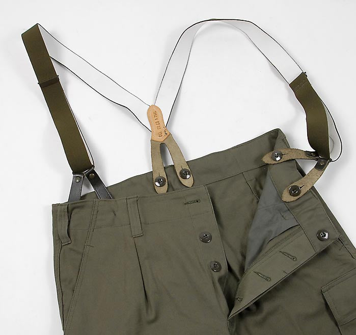 ドイツ軍 OD サスペンダー上質 USED 194N3-