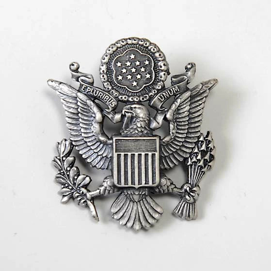 (12/3まで特価)アメリカ陸軍 U.S.ARMY イーグルロゴ ベレー帽バッジ 新品 19NC-