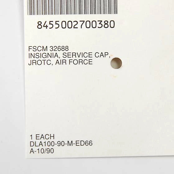 アメリカ空軍 USAF R.O.T.C. サービスキャップ 勲章ピンバッジ 新品 19NE-