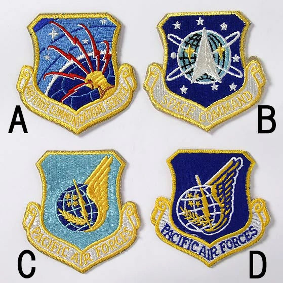 (11/5まで特価)アメリカ軍 カラー パイロットワッペン 新品 1C-