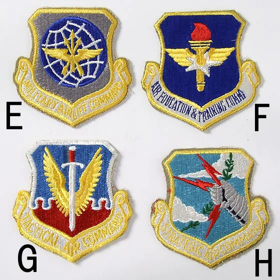 (11/5まで特価)アメリカ軍 カラー パイロットワッペン 新品 1C-