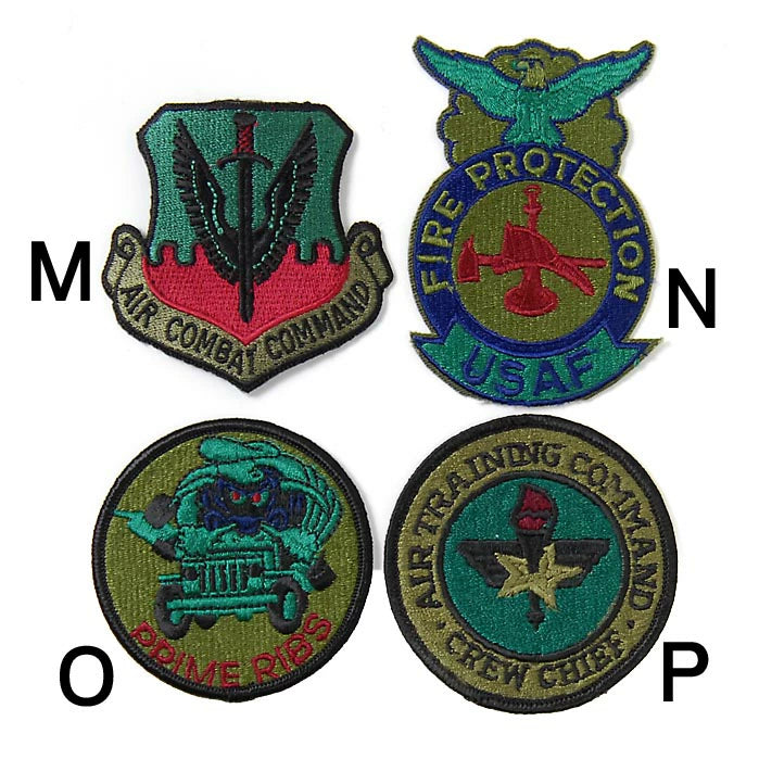 アメリカ軍 OD パイロットワッペン 新品 1G-