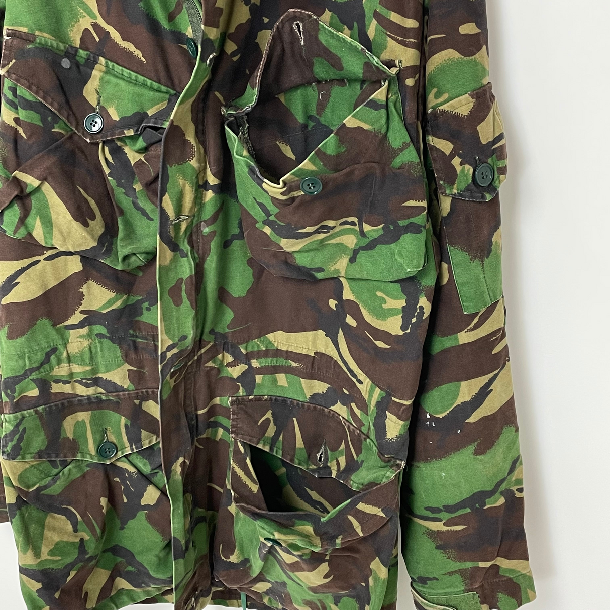 イギリス軍 DPM カモフラージュ M-85 コンバット スモックパーカー サイズ表記180/96【FB-PK-ML0028B】