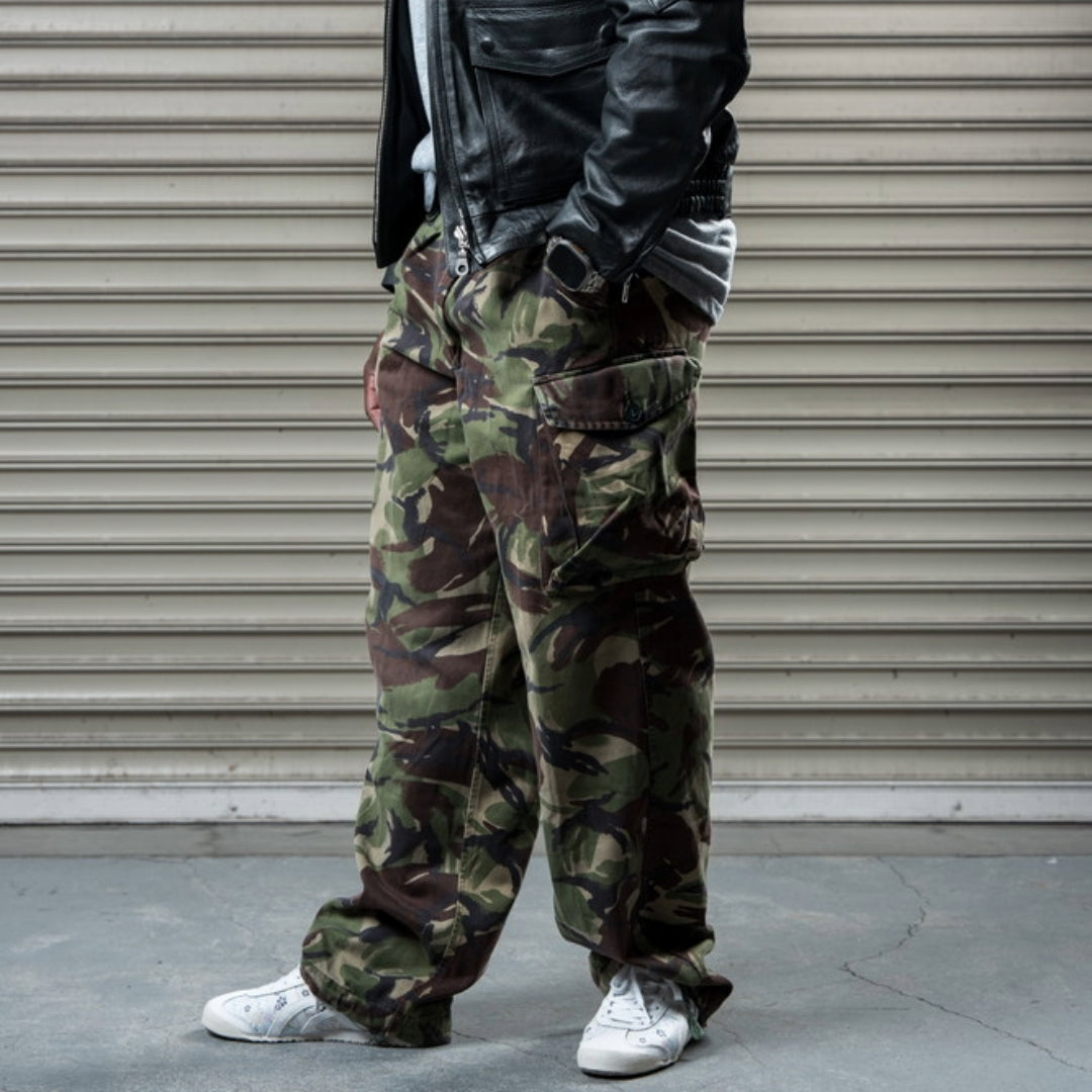 イギリス軍 DPM カモフラージュ テンパレイト コンバットパンツ USED 202MU=