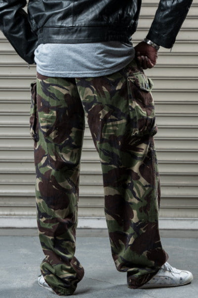 イギリス軍 DPM カモフラージュ テンパレイト コンバットパンツ USED 202MU=