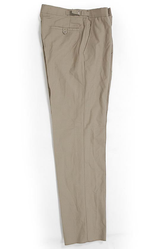 【ビッグ&スモール特価】イギリス軍 BA No.4 & RAF No.6 ベージュ トロピカル オフィサーパンツ ベルトループなし ニアニュー 211NB2-SB=