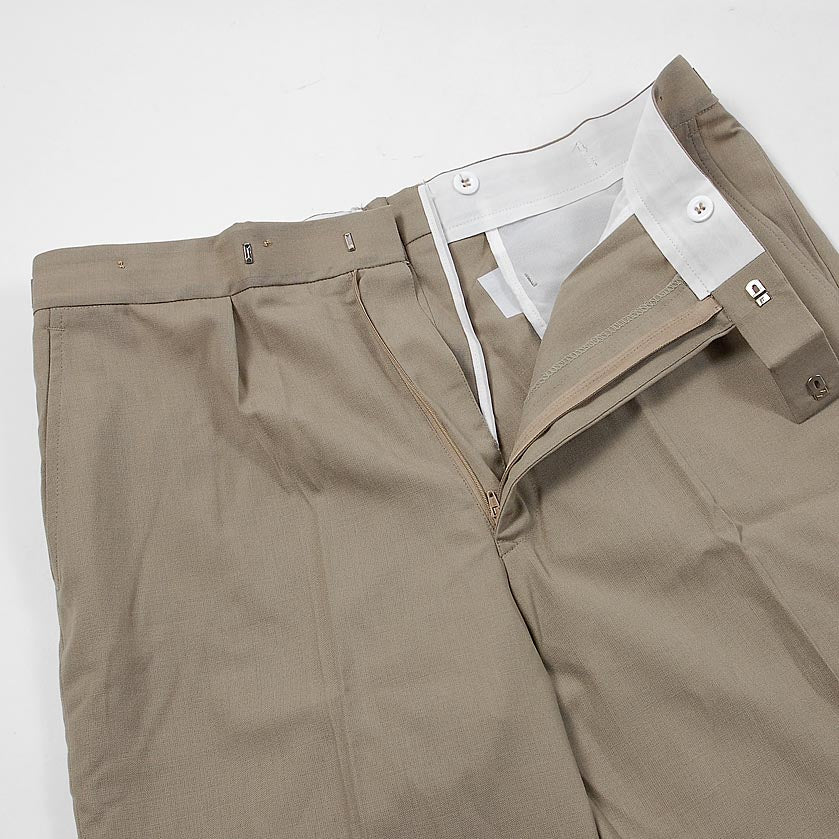【ビッグ&スモール特価】イギリス軍 BA No.4 & RAF No.6 ベージュ トロピカル オフィサーパンツ ベルトループなし ニアニュー 211NB2-SB=