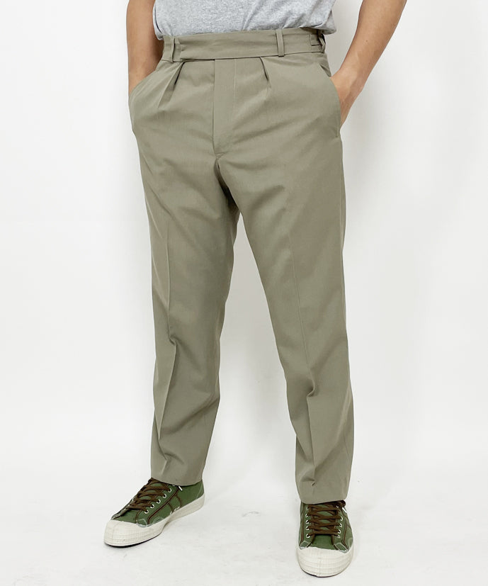 イギリス軍 BA No.4 & RAF No.6 ベージュ トロピカル オフィサーパンツ ベルトループあり 新品 211NA-