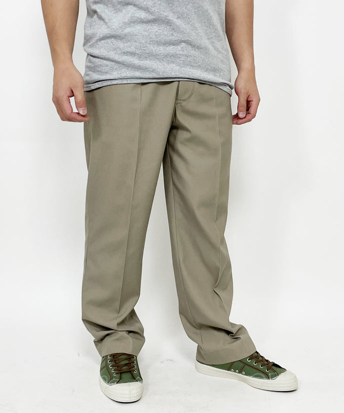 イギリス軍 BA No.4 & RAF No.6 ベージュ トロピカル オフィサーパンツ ベルトループあり 新品 211NA-