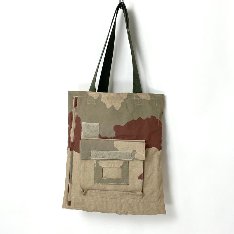 フランス軍 デザートカモ リメイク トートバッグ 新品 225N-