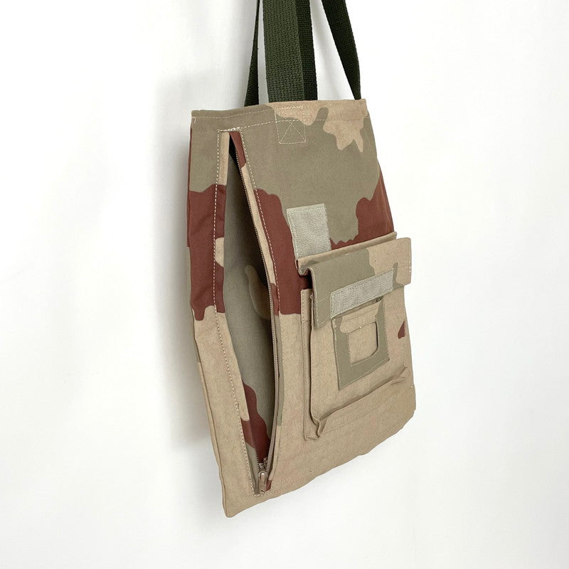 フランス軍 デザートカモ リメイク トートバッグ 新品 225N-