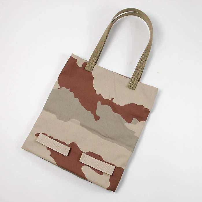 フランス軍 デザートカモ リメイク トートバッグ 新品 225N-