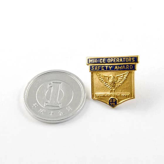 アメリカ海軍 U.S.NAVY セーフティーアワード 襟章 新品 23N-