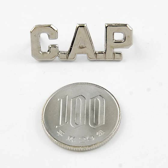 アメリカ空軍 USAF シルバー 襟章 ピンバッジ 新品 24N-