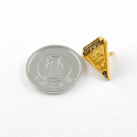 アメリカ海軍省 U.S.NAVY スーパーバイザー 襟章ピンバッジ 新品 25N-