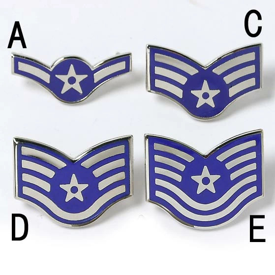 アメリカ空軍 USAF 階級ピンバッジ 新品 26N-