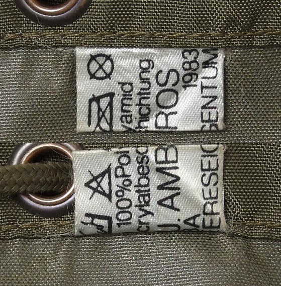 (12/31まで特価) オーストリア、OD.ナイロン、バックパック(新品)272N