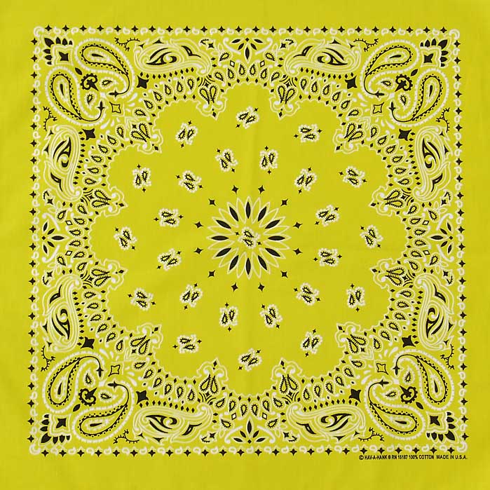HAV-A-HANK/ハバハンク レモン/ライム バンダナ 新品 338-