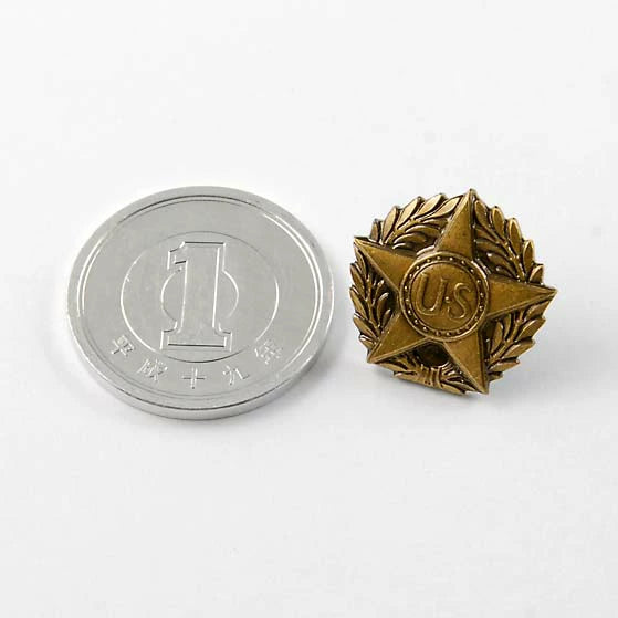 アメリカ軍 ブロンズ ビクトリーメダル スター ピンバッジ 新品 34NB-