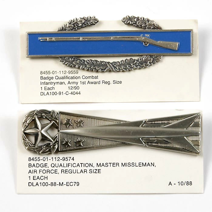 アメリカ軍 クオリフィケーション バッジ 新品 36N-