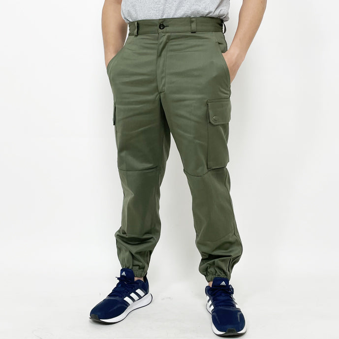 フランス軍 OD F-2 パラシュートパンツ 新品 421N=