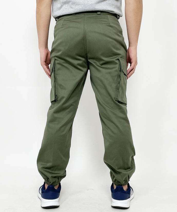 フランス軍 OD F-2 パラシュートパンツ 新品 421N=