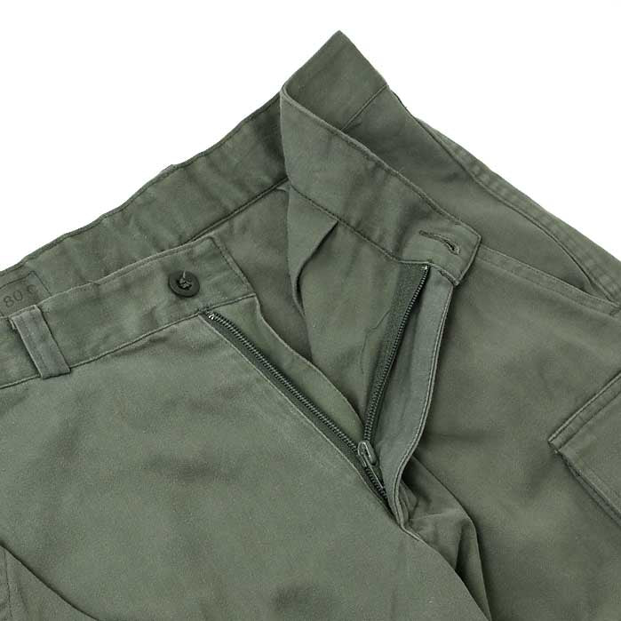 フランス軍 OD F-2 パラシュートパンツ USED 421U=