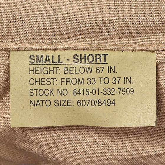 【XSサイズ特価】アメリカ軍 カーキ CVC カバーオール 新品 501KN-SB