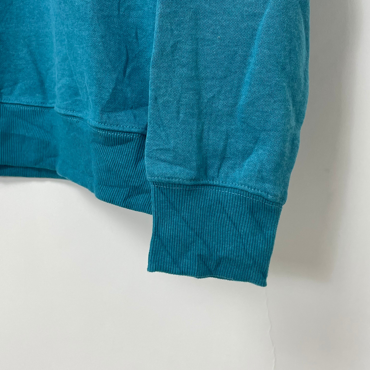 【新品】Columbia/コロンビア ターコイズブルー ハーフジップ プルオーバースウェットシャツ Mサイズ【FB-SS-0018S】