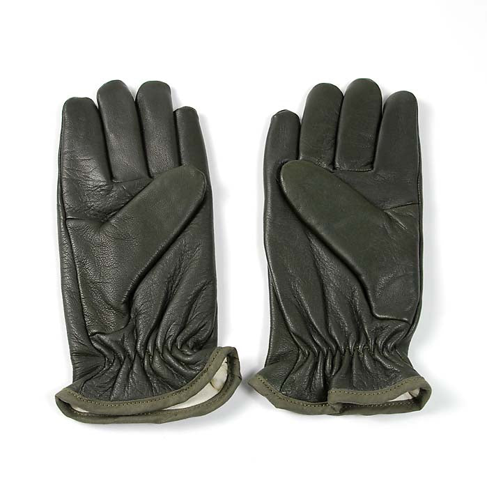フランス軍 グリーン レザーグラブ 新品 75N-