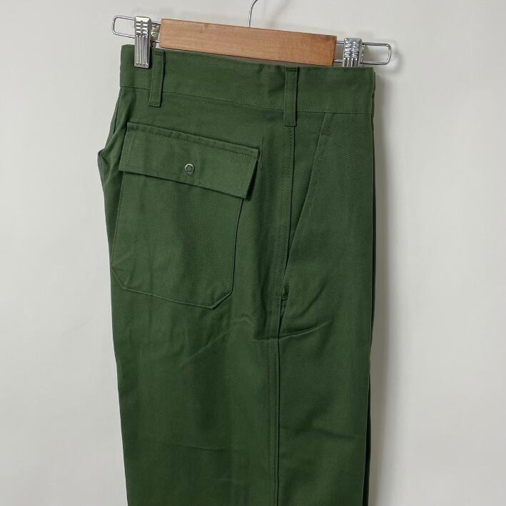 【スモール特価】ベルギー軍 グリーン ファティーグパンツ 新品 765N-SB=