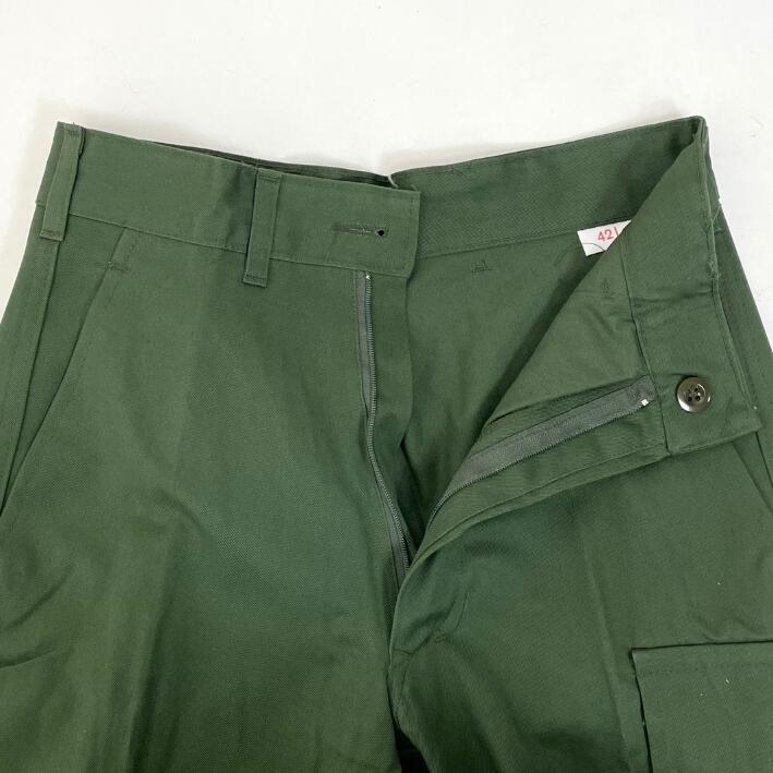 【スモール特価】ベルギー軍 グリーン ファティーグパンツ 新品 765N-SB=
