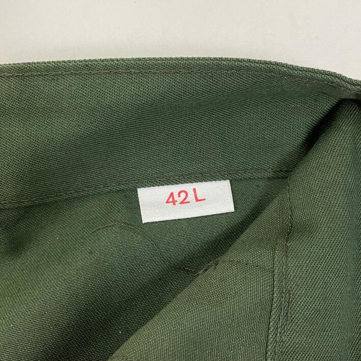 【スモール特価】ベルギー軍 グリーン ファティーグパンツ 新品 765N-SB=