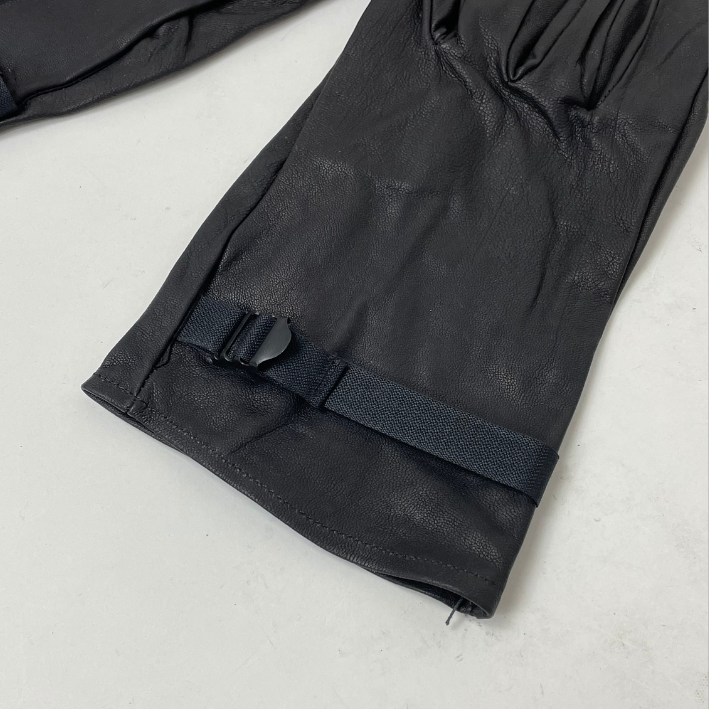 ベルギー軍 ブラック D3A レザーグラブ ウールライナー付 新品 76LN-
