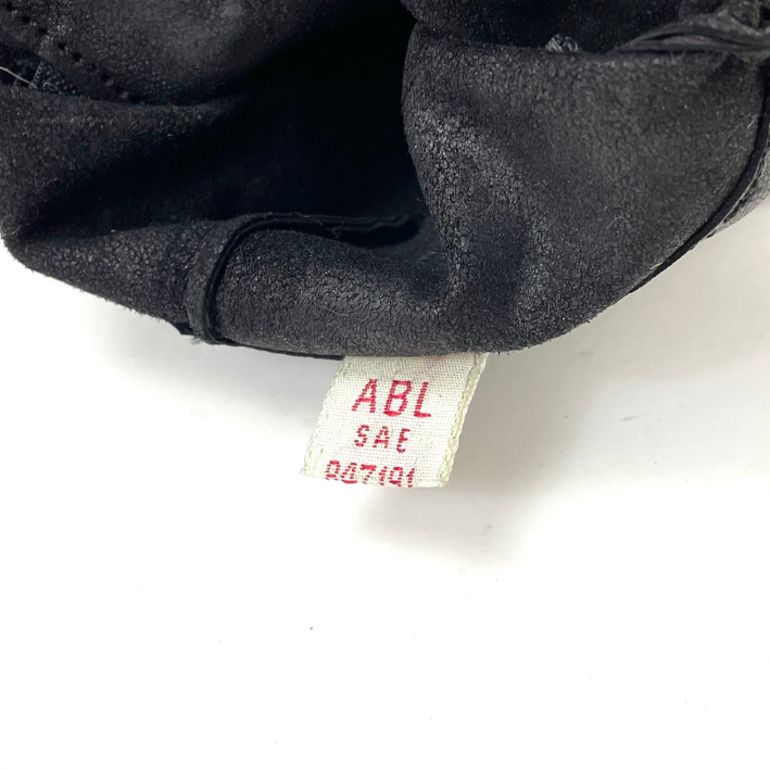 ベルギー軍 ブラック D3A レザーグラブ ウールライナー付 新品 76LN-