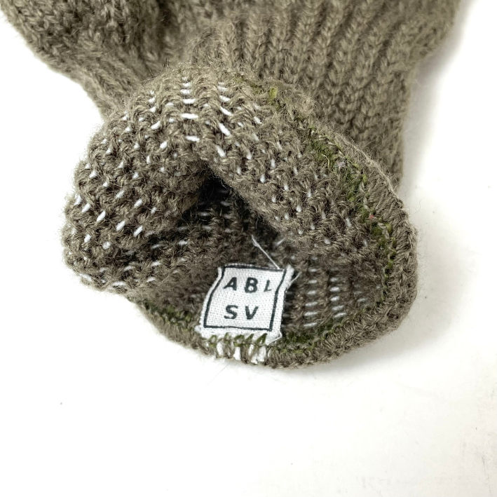 ベルギー軍 ブラック D3A レザーグラブ ウールライナー付 新品 76LN-