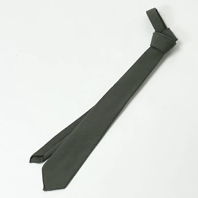 オーストリア軍 ダークグレー ネクタイ 新品 81N-