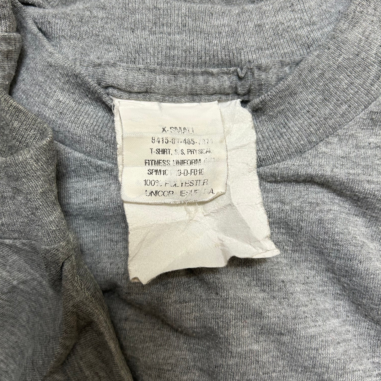 【リメイク】アメリカ陸軍 U.S.ARMY グレー 前期型 IPFU ノースリーブ マッスルTシャツ【FB-TS-0040B-】