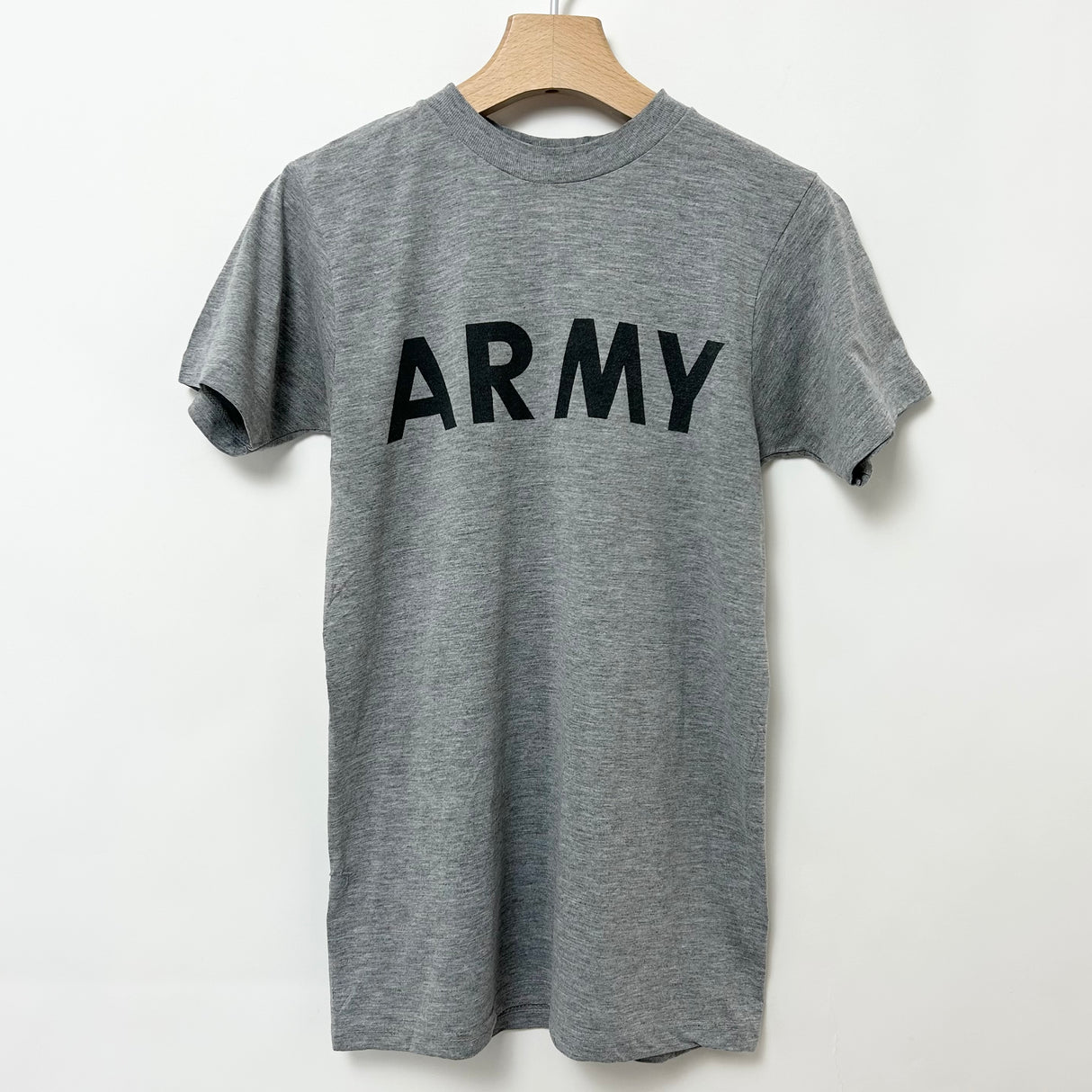 アメリカ陸軍 U.S.ARMY グレー 前期型 IPFU フィジカルトレーニング 半袖Tシャツ【FB-TS-ML0001B-】