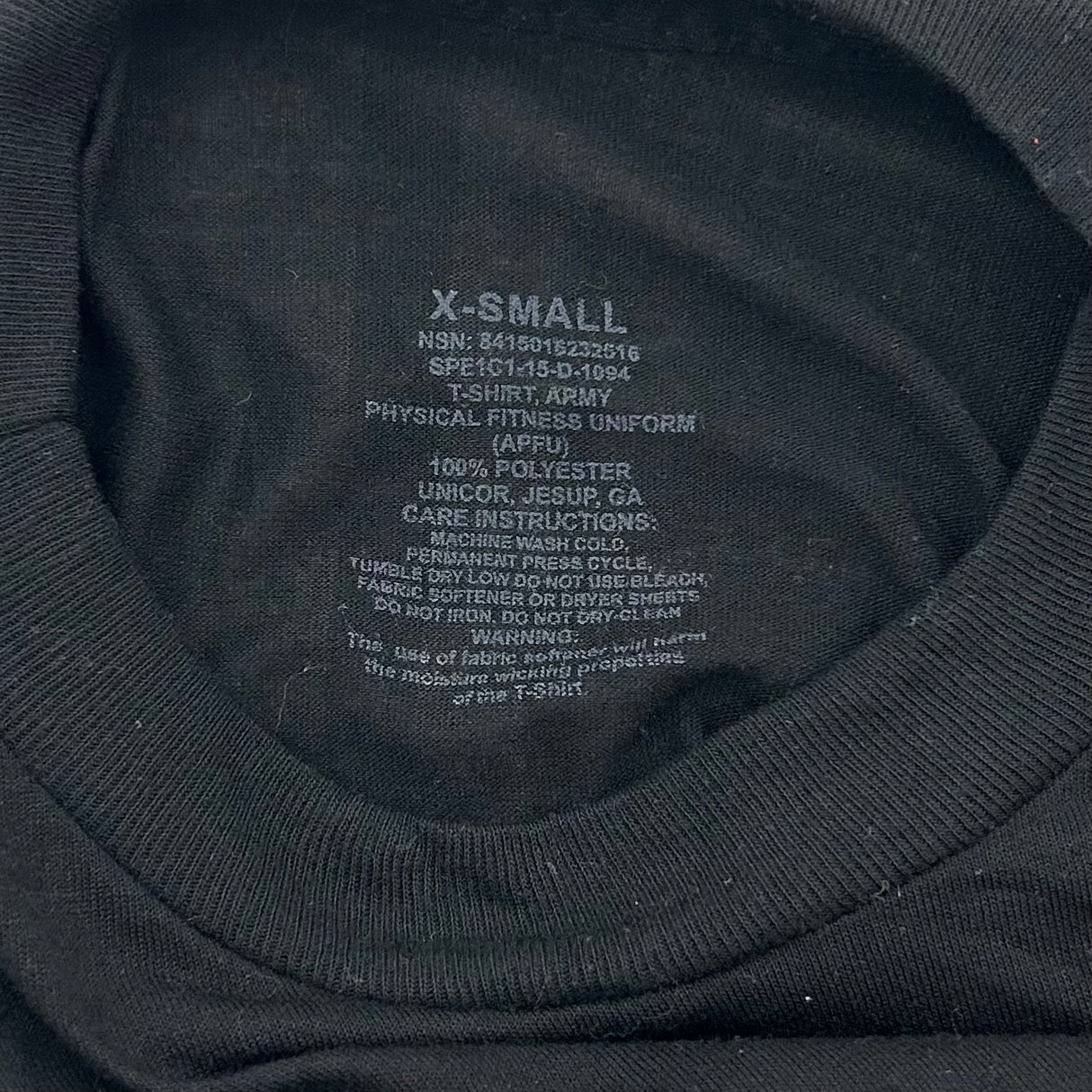 【リメイク】アメリカ軍 U.S.ARMY ブラック 後期型 APFU 半袖Tシャツ "Uncle Sam/アンクル・サム"【FB-TS-ML0008B-】