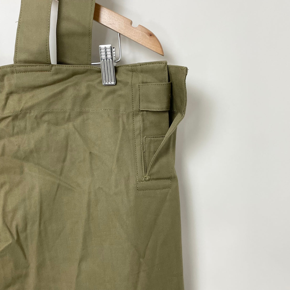 イタリア軍 カーキ ビンテージ モーターサイクルパンツ 新品 703N